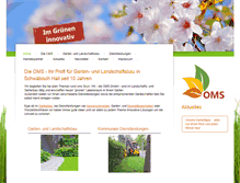 Tablet Screenshot of die-oms.de